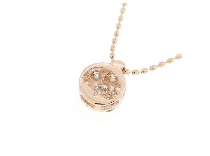 Autre Marque Collar de oro rosa K10 y diamantes - vista 4