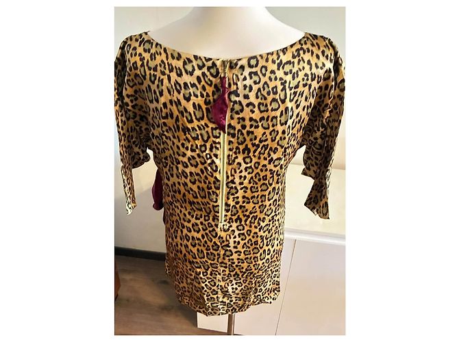 Just Cavalli Roberto Cavalli Seidenkleid mit Leoparden-Print - Ansicht 12