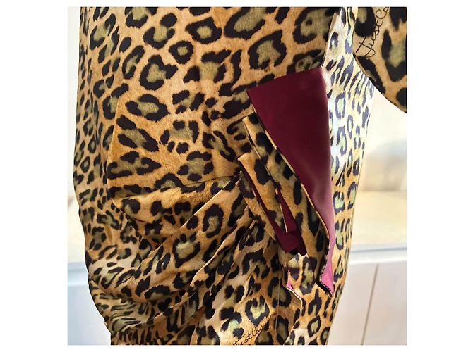 Just Cavalli Roberto Cavalli Seidenkleid mit Leoparden-Print - Ansicht 13