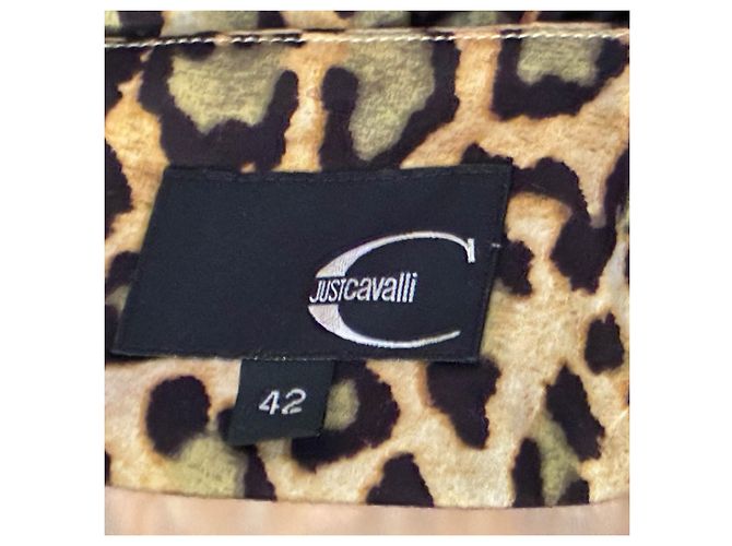 Just Cavalli Roberto Cavalli Seidenkleid mit Leoparden-Print - Ansicht 2