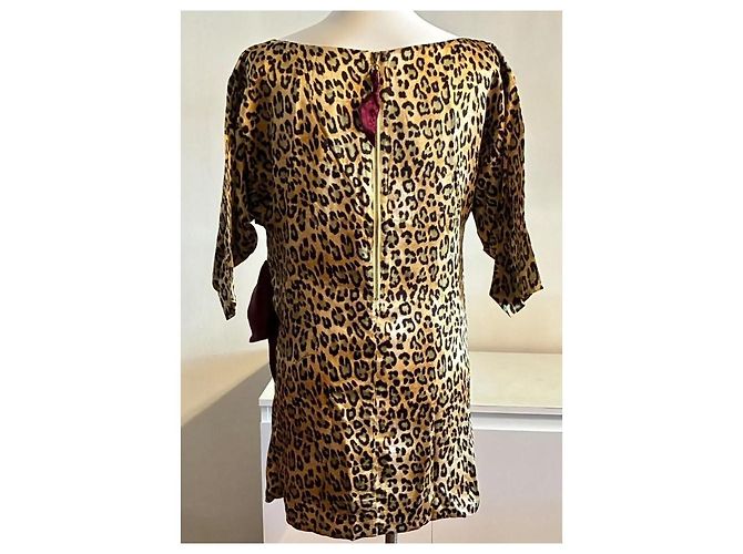 Just Cavalli Roberto Cavalli Seidenkleid mit Leoparden-Print - Ansicht 3