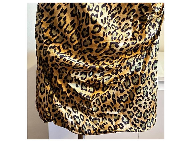 Just Cavalli Roberto Cavalli Seidenkleid mit Leoparden-Print - Ansicht 8