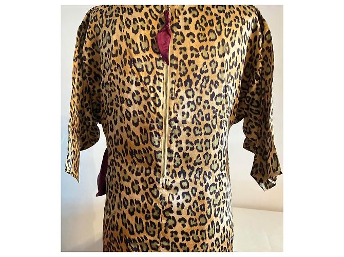 Just Cavalli Roberto Cavalli Seidenkleid mit Leoparden-Print - Ansicht 9