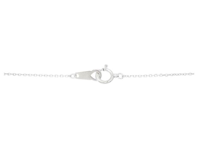 Autre Marque Collar de oro blanco Au750 y diamantes - vista 5