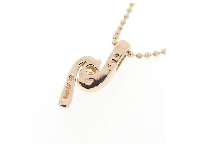 Autre Marque Collana in oro rosa K10 e diamanti - vista 4