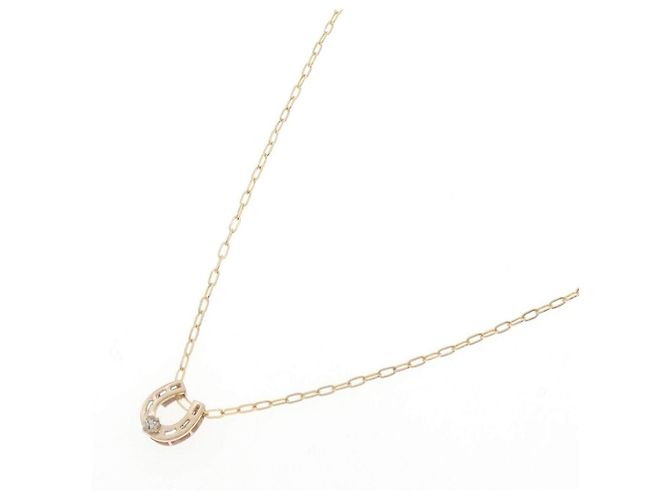 Autre Marque Collana Horseshoe Au750 Diamanti - vista 2