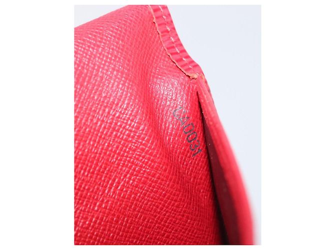 LOUIS VUITTON Epi Porte Tresor International Wallet Red M63387 LV - vista 11