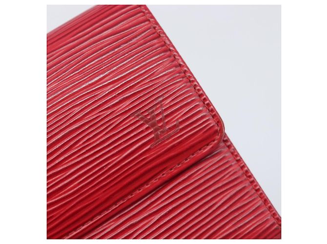 LOUIS VUITTON Epi Porte Tresor International Wallet Red M63387 LV - vista 17