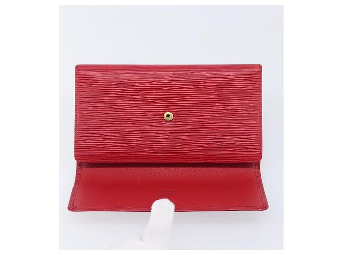LOUIS VUITTON Epi Porte Tresor International Wallet Red M63387 LV - vista 18