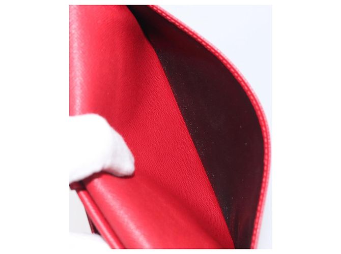 LOUIS VUITTON Epi Porte Tresor International Wallet Red M63387 LV - vista 21