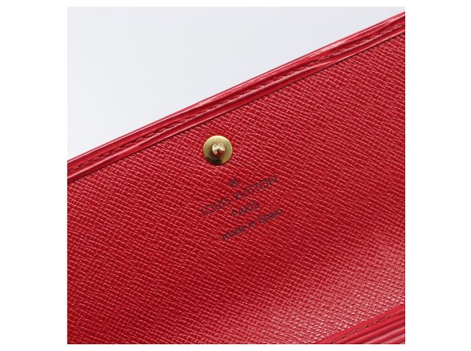 LOUIS VUITTON Epi Porte Tresor International Wallet Red M63387 LV - vista 8