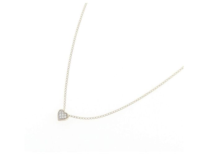 Autre Marque Collana di diamanti K10 Yellow Gold K10 White Gold - vista 2