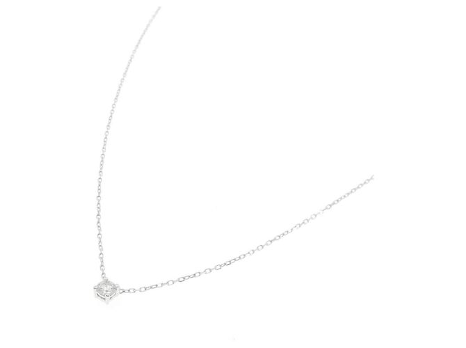 Autre Marque Collana in oro bianco Au750 e diamanti - vista 2