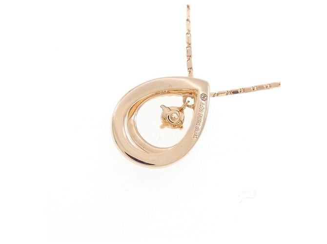 Autre Marque Collar de oro rosa 750 y diamantes - vista 4