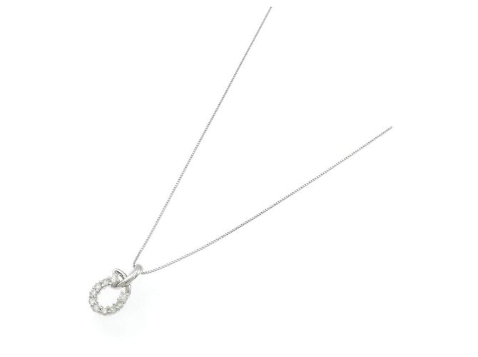 Autre Marque Diamantenhalskette PT900 PT850 - Ansicht 2