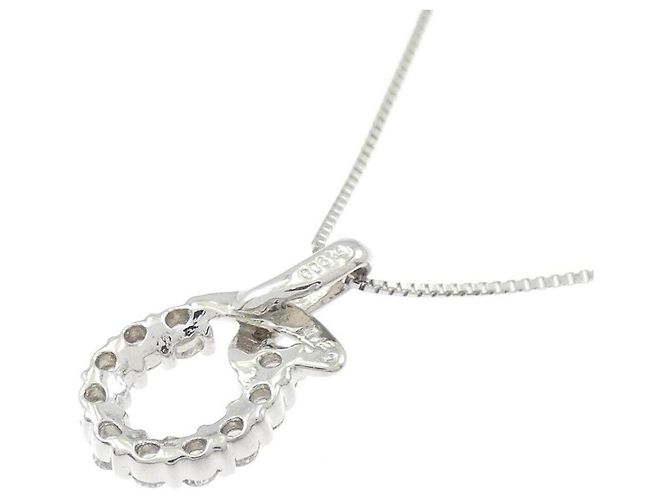 Autre Marque Diamantenhalskette PT900 PT850 - Ansicht 4