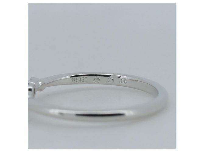 Autre Marque Anel de Diamante Royal Asscher Pt950 - vista 2