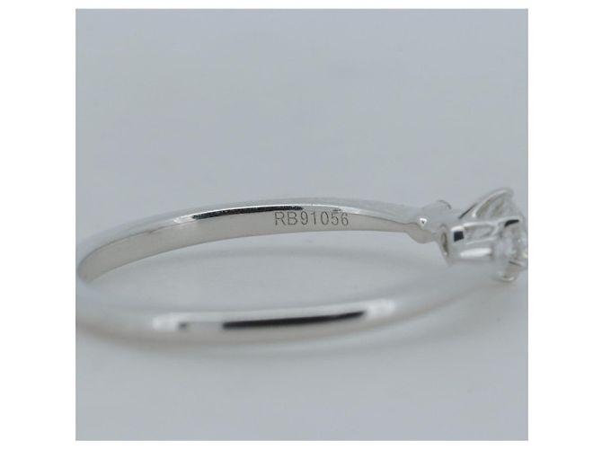 Autre Marque Anel de Diamante Royal Asscher Pt950 - vista 3