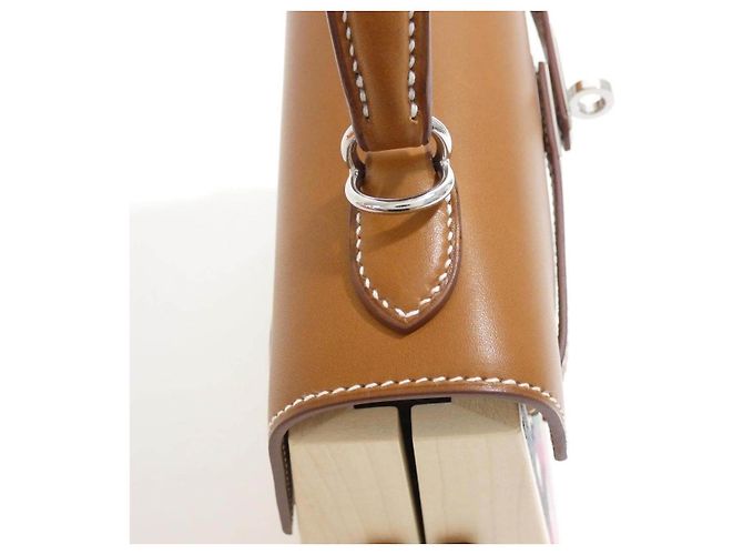Hermès Borsa Hermes Perspective Cavalier Kelly22 Wood Barenia - vista 5