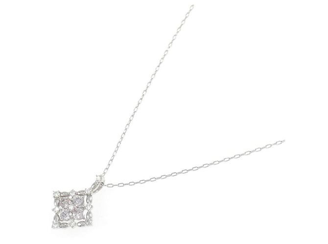 Autre Marque Collar de platino Pt900 Pt850 con diamante rosa - vista 2