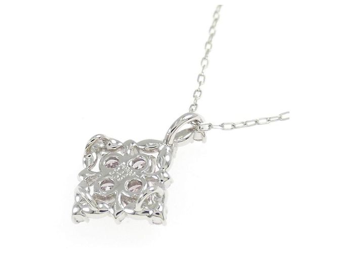 Autre Marque Collar de platino Pt900 Pt850 con diamante rosa - vista 4
