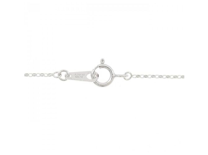 Autre Marque Collana Farfalla in Oro Bianco K10 - vista 5