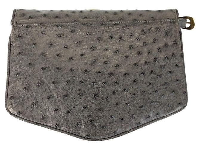 Bally Ostrich Leather Shoulder Bag - view 2