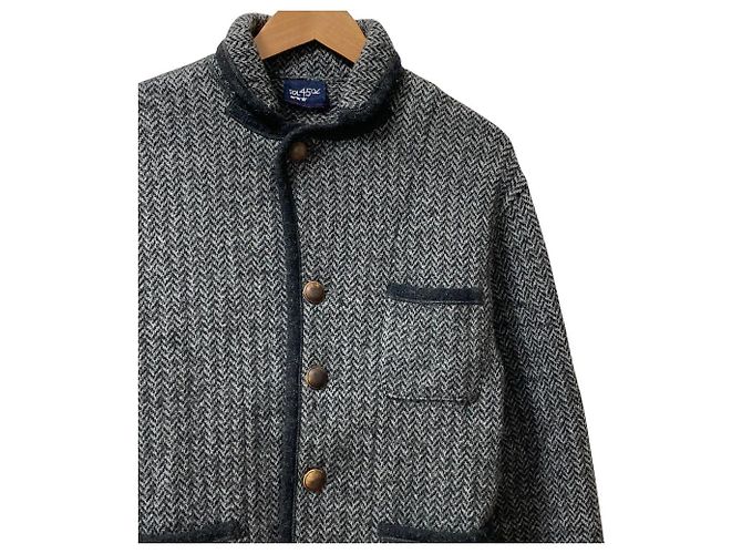 Autre Marque Chaqueta Tyrolean de punto Shetland Tweed 45R - vista 2