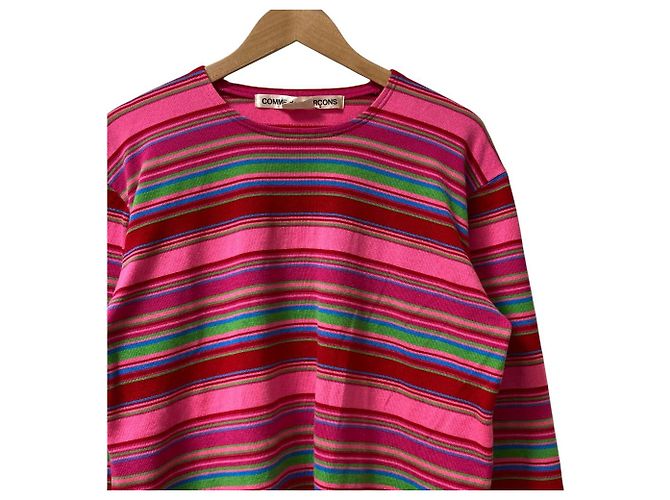 Maglione in maglia a righe COMME des GARCONS - vista 2