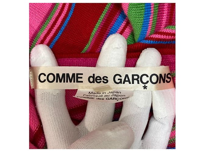 Maglione in maglia a righe COMME des GARCONS - vista 4