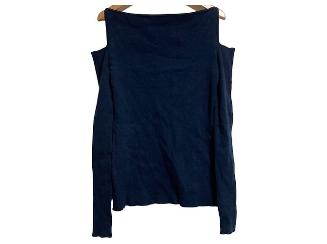 Autre Marque ADEAM FOXEY Strickpullover mit freien Schultern und Perlendetails - Ansicht 2