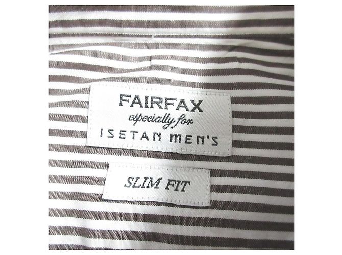Autre Marque Camisa de algodão Fairfax Stripe - vista 4