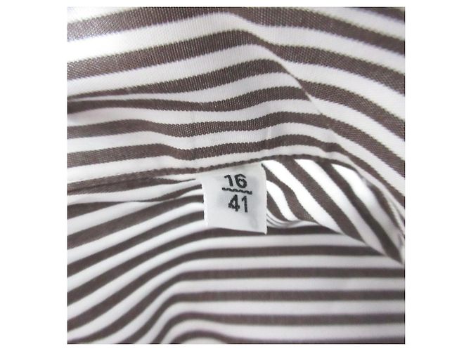 Autre Marque Camisa de algodão Fairfax Stripe - vista 5