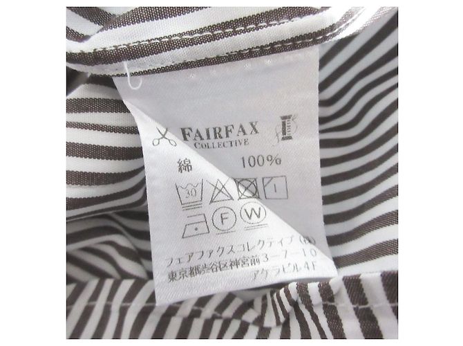 Autre Marque Camisa de algodão Fairfax Stripe - vista 6