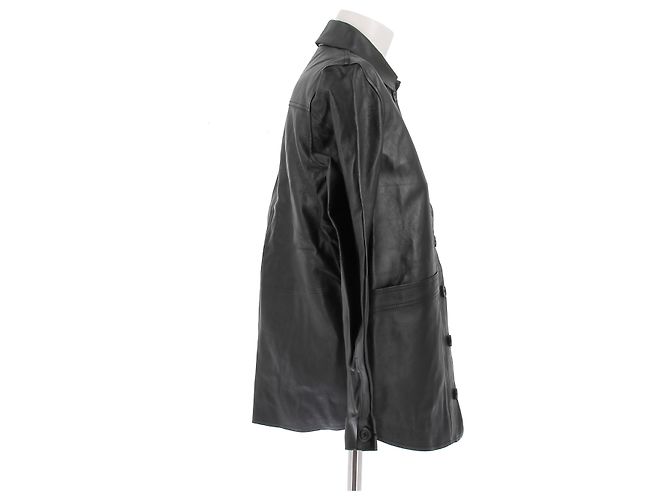 SéZane Veste en cuir noir "Will" - view 3