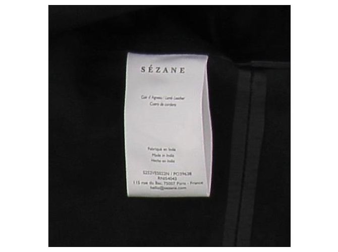 SéZane Veste en cuir noir "Will" - view 5