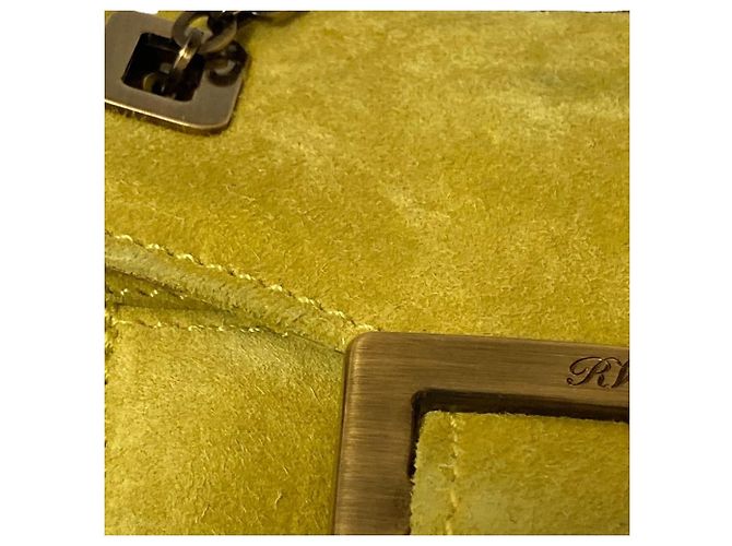 Bolso de hombro con cadena de gamuza Roger Vivier - vista 12
