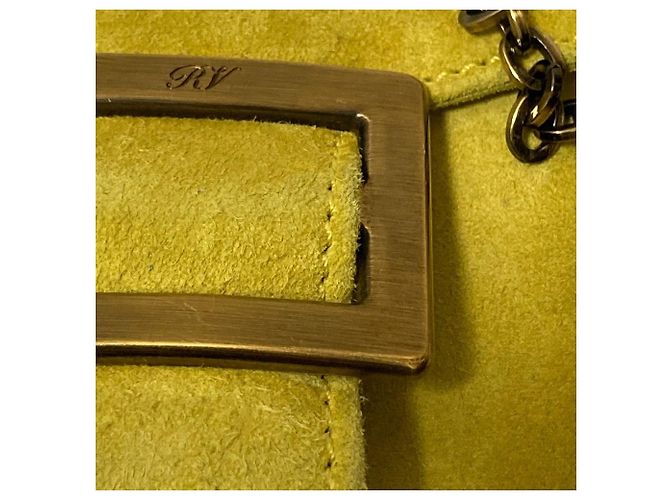 Bolso de hombro con cadena de gamuza Roger Vivier - vista 13