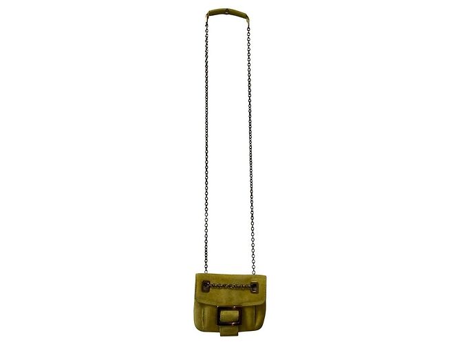 Bolso de hombro con cadena de gamuza Roger Vivier - vista 7