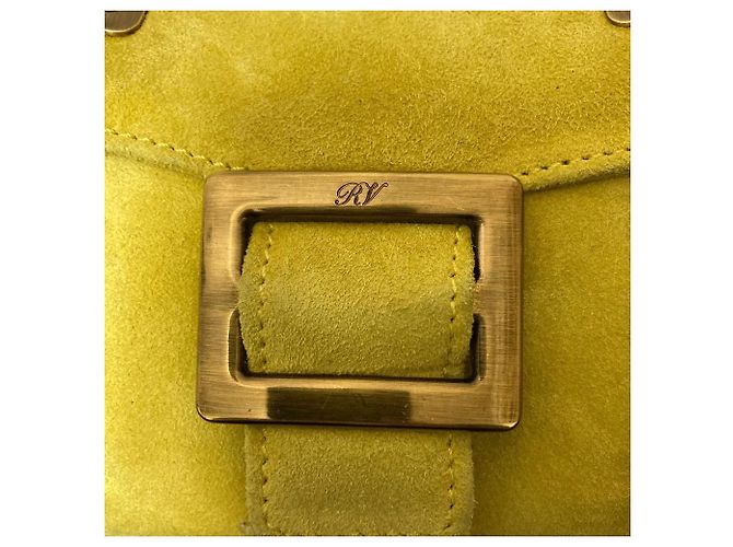 Bolso de hombro con cadena de gamuza Roger Vivier - vista 9