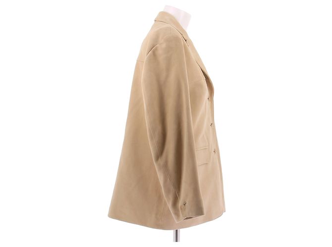 Autre Marque Blazer de ante beige - vista 3