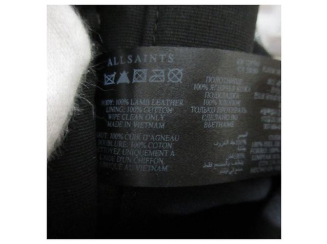 Clutch All Saints in pelle di agnello - vista 11