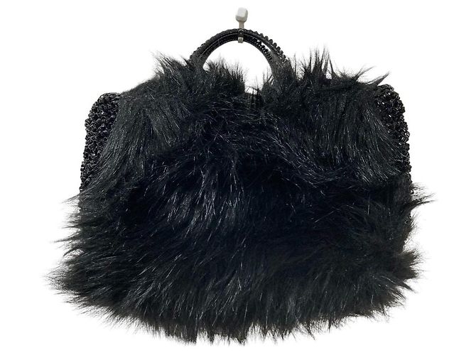 Autre Marque ANTEPRIMA Borsa a tracolla 2way in eco-pelliccia Wire - vista 3