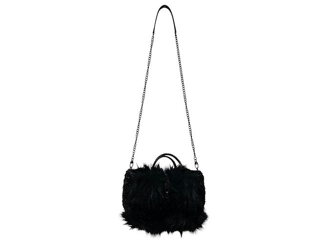 Autre Marque ANTEPRIMA Borsa a tracolla 2way in eco-pelliccia Wire - vista 7