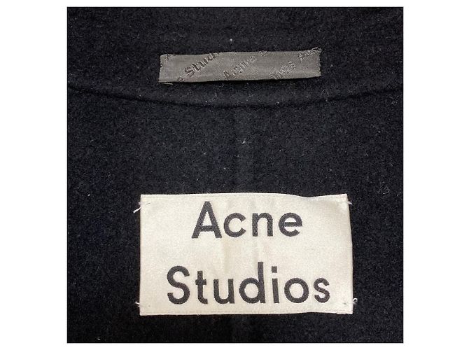 Abrigo de lana de botonadura sencilla Acne Studios - vista 4