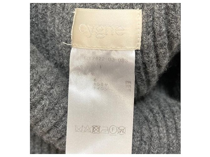 Autre Marque cygne charre Strick-Rollkragenpullover ärmellos - Ansicht 4