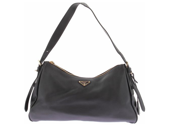 Borsa Prada Aimée nera in pelle - vista 2