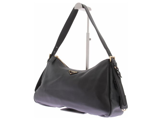 Borsa Prada Aimée nera in pelle - vista 3