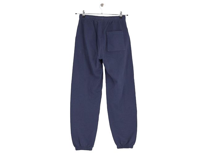 Autre Marque Jogging in cotone blu navy - vista 2
