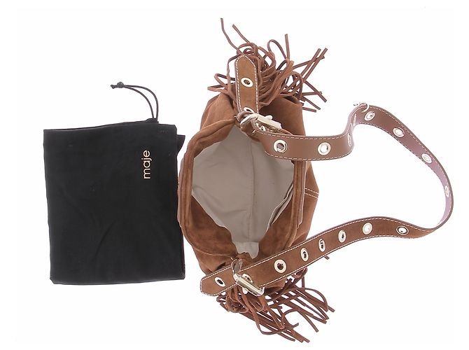 Maje Sac Miss M mini en suède - vue 7